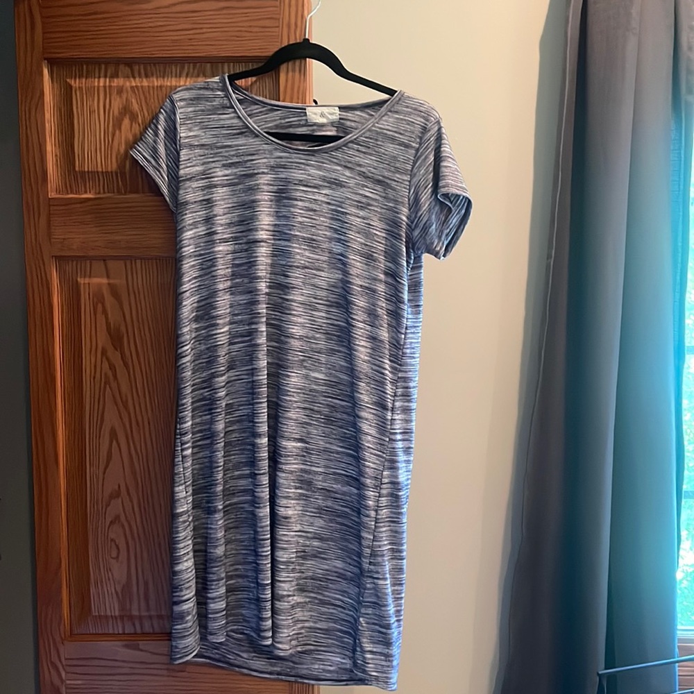 Heather grey active dress